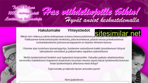 puhelinseksityo.fi alternative sites