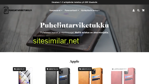puhelintarviketukku.fi alternative sites