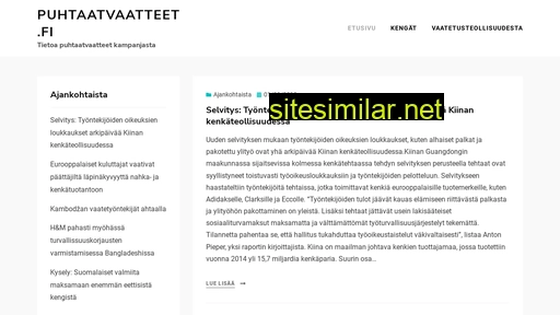 puhtaatvaatteet.fi alternative sites