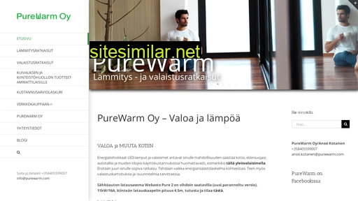 purewarm.fi alternative sites