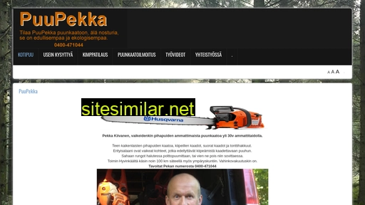 puupekka.fi alternative sites