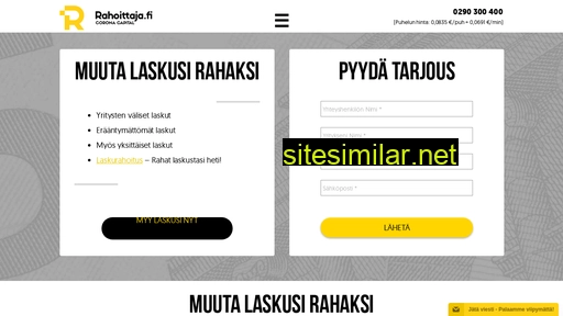 rahoittaja.fi alternative sites