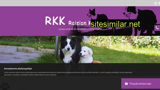 raisionkoirakoulu.fi alternative sites