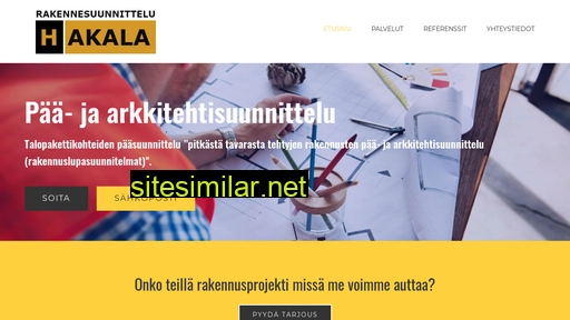 rakennesuunnitteluhakala.fi alternative sites