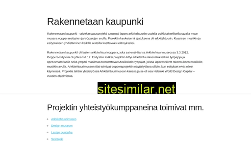 rakennetaankaupunki.fi alternative sites