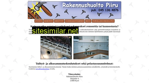 rakennushuoltopiiru.fi alternative sites