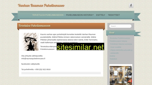 raumanpuhelinmuseo.fi alternative sites