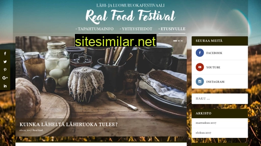 realfoodfestival.fi alternative sites