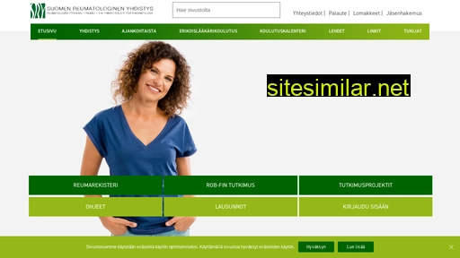 reumatologinenyhdistys.fi alternative sites