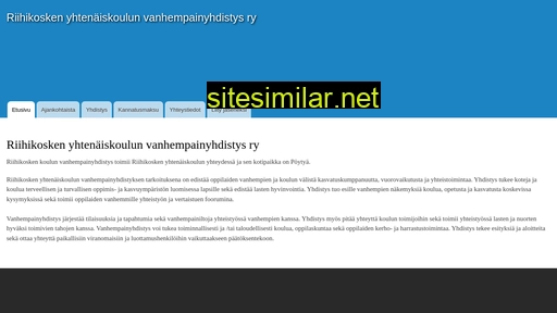 riihikoskenvy.fi alternative sites