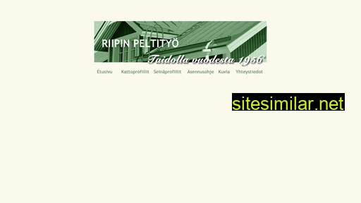 riipinpeltityo.fi alternative sites