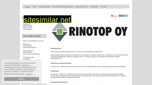 rinotop.fi alternative sites