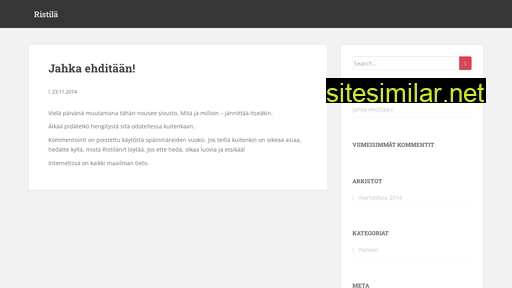 ristila.fi alternative sites