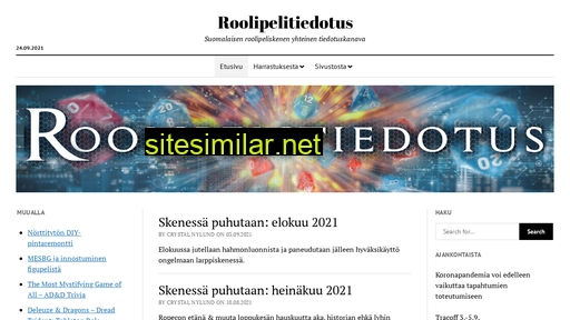roolipelitiedotus.fi alternative sites