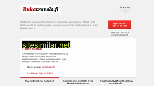rukatravels.fi alternative sites