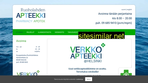 ruoholahdenapteekki.fi alternative sites
