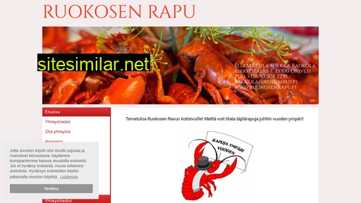 ruokosenrapu.fi alternative sites