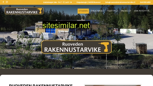 ruovedenrakennustarvike.fi alternative sites