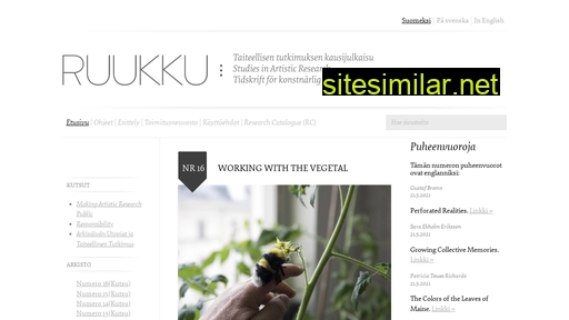 Ruukku-journal similar sites