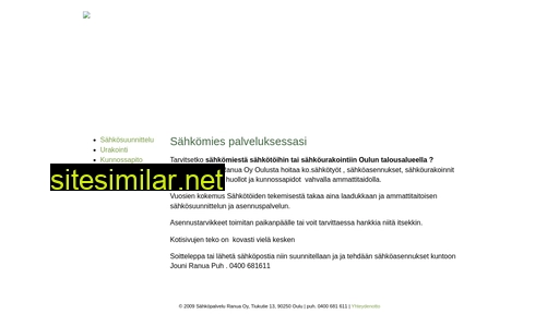 sahkopalveluranua.fi alternative sites
