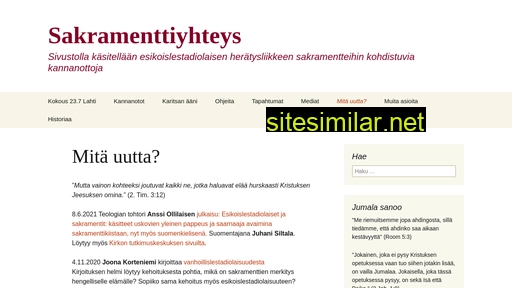 sakramentit.fi alternative sites