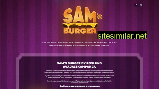 samsburger.fi alternative sites