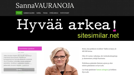 sannavauranoja.fi alternative sites