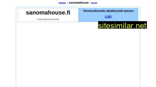 sanomahouse.fi alternative sites
