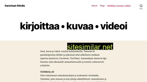 sanotaan.fi alternative sites