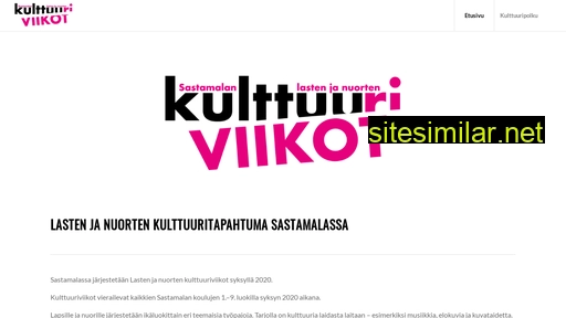 sastamalankulttuuriviikot.fi alternative sites