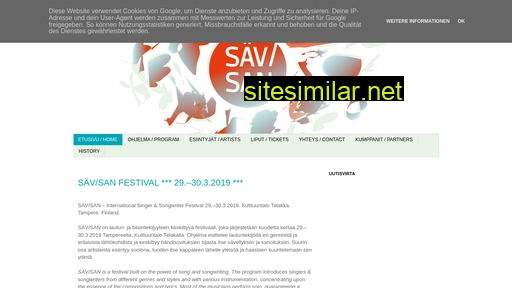 savsanfestival.fi alternative sites