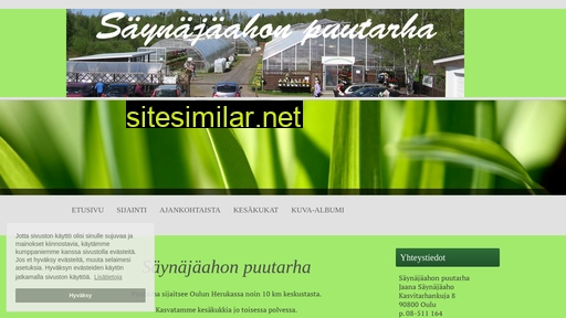 saynajaahonpuutarha.fi alternative sites