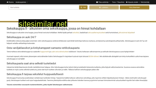 seksikauppa.fi alternative sites