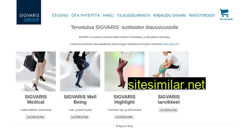 shopsigvaris.fi alternative sites