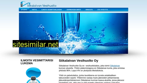 siikalatvanvesihuolto.fi alternative sites