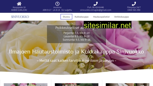 sinivuokkoilmajoki.fi alternative sites