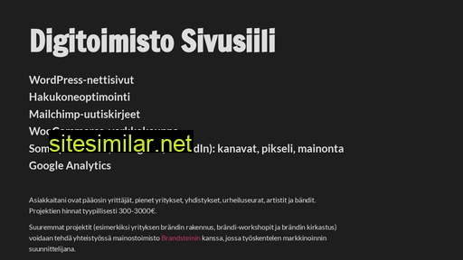 sivusiili.fi alternative sites