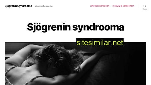 sjogreninsyndrooma.fi alternative sites