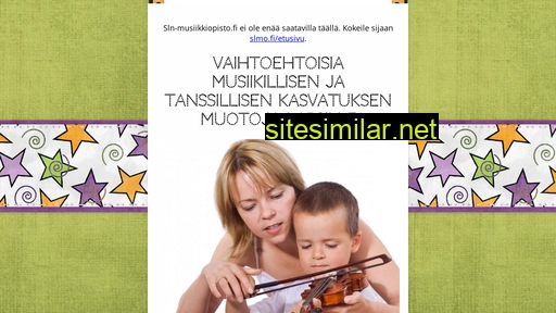 sln-musiikkiopisto.fi alternative sites