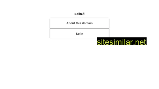 solin.fi alternative sites