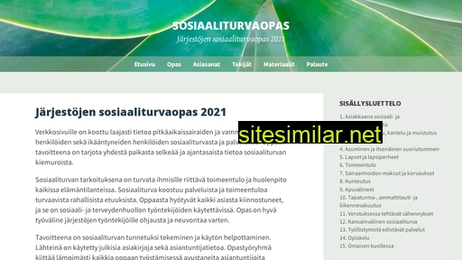 sosiaaliturvaopas.fi alternative sites