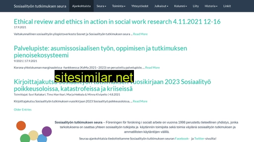 sosiaalityontutkimuksenseura.fi alternative sites