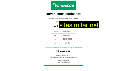 sotilaskotiroi.fi alternative sites