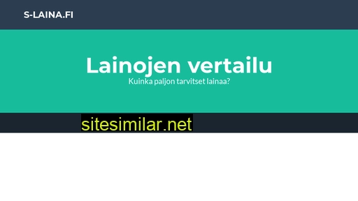 s-laina.fi alternative sites