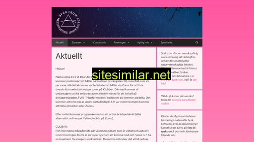 spektrum.fi alternative sites