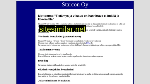 starcon.fi alternative sites