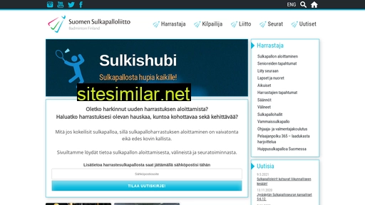 sulkapallo.fi alternative sites