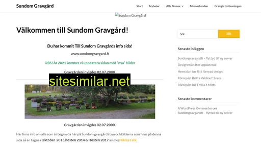sundomgravgard.fi alternative sites