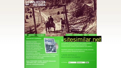 Suomalaistenomahistoria similar sites