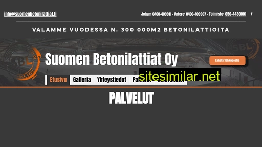 Suomenbetonilattiat similar sites